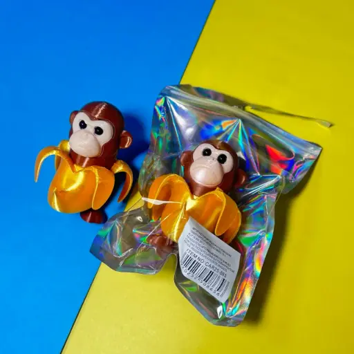 [CAR25-865] Adorno de Juguete Chimpancini Bananini