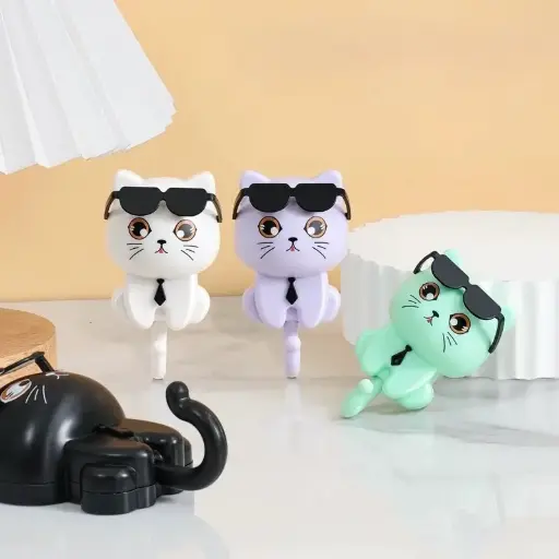 [EP25-1033] Gancho Gatito para Llaves con Lentes