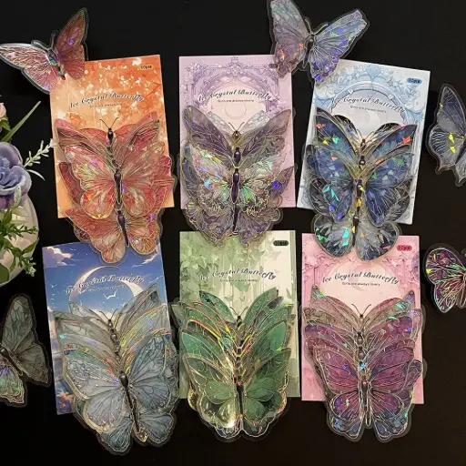 [EE25-1605] Stickers Mariposa Cristalizada