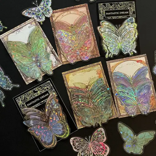[EE25-1606] Sticker Mariposa Holográfica