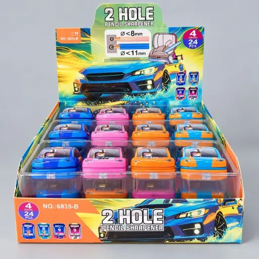 [EE25-1901] Sacapuntas con Depósito Diseño Automóvil