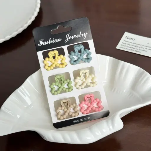[EE25-2209] Set de Mini Pinches Horquillas 6 Piezas