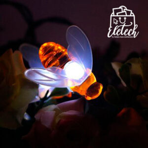 Guirnalda Solar Led Cálida Abejorros 4 mts - Imagen 4