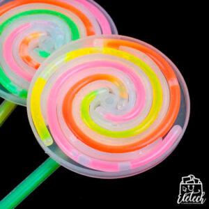 Barra Luminosa Candy Glow Fiestas + Base Lollipop - Imagen 3
