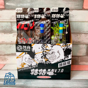 Lápiz Giratorio Pen Spinning Antiestrés Azul - Imagen 8