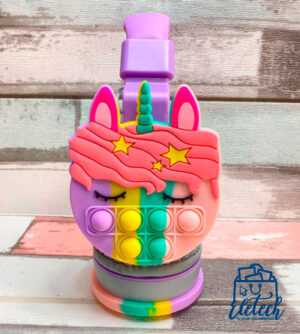 Audifonos Bluetooth Pop-It Push Fidget Colores - Imagen 2