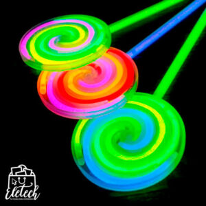 Barra Luminosa Candy Glow Fiestas + Base Lollipop
