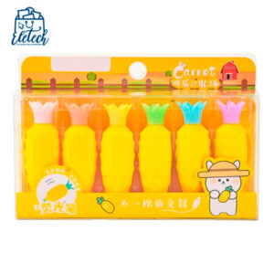 Set 6 destacadores piña variados colores - Imagen 2