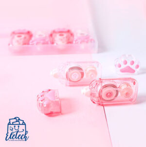 Set 6 Cinta Correctora Transparente Pata Gato - Imagen 2