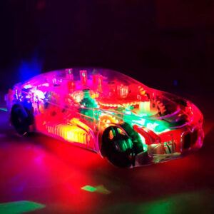 Auto Transparente Con Engranajes, Luces Y Sonido - Imagen 3