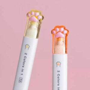 Set de 6 Destacadores Doble Color Pata De Gato - Imagen 4