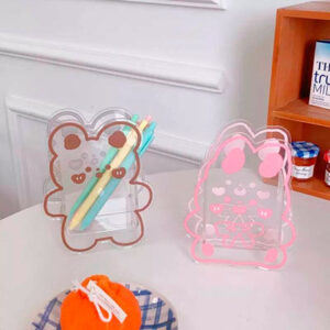 Portalápices acrílico variados 6 diseños Kawaii - Imagen 6