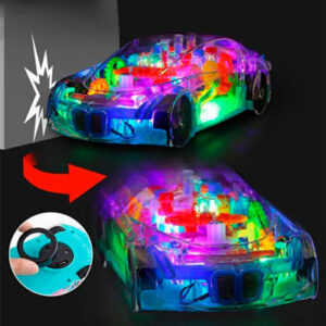 Auto Transparente Con Engranajes, Luces Y Sonido - Imagen 2