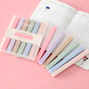 Set Destacadores Pastel rectangulares 2 modelos - Imagen 5