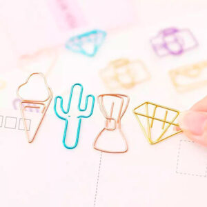 Set 10 mini clips variadas figuras kawaii - Imagen 3