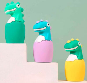 Sacapuntas 3D  Dinosaurio 3 colores - Imagen 2