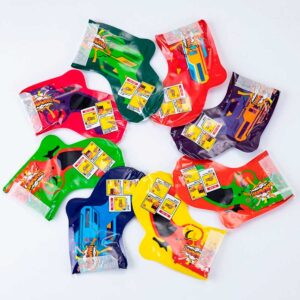 12 Lanza Confetis Inflable Multicolor Cotillón - Imagen 4