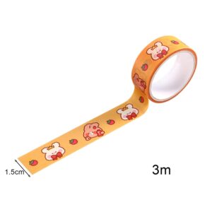 cinta washi tape 6 diseños - Imagen 4