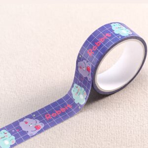 cinta washi tape 6 diseños - Imagen 3