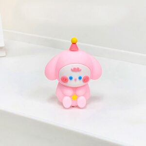 Sacapuntas Muñecos 3D de silicona 3 modelos variados colores - Imagen 6