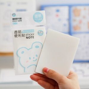 Nota Adhesiva Transparente post it 50 Hojas - Imagen 3