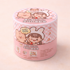 Rollo de Cinta adhesiva Blanca 5 mts para Stickers