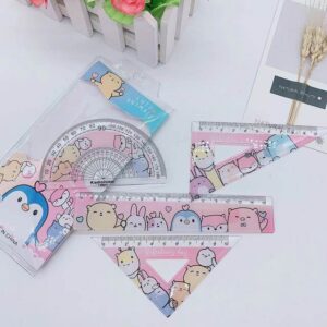 Pack Reglas 4 Piezas Geometrías regla de 15 cm - Imagen 3