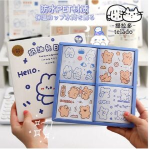 Set de 100 stickers diseños de  conejo - Imagen 2