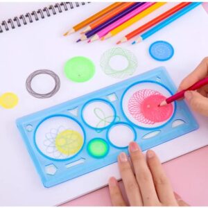 Espirógrafo para mandalas 4 colores de plástico - Imagen 3