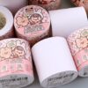 Rollo de Cinta adhesiva 5 mts blanca para stickers