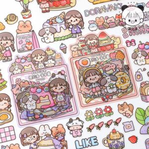 Set 40 Calcomanías Adhesivas Comida 6 modelos - Imagen 5