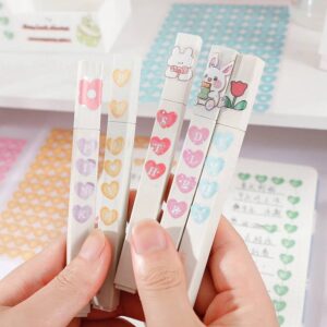 Set de stickers corazón con brillo - Imagen 3