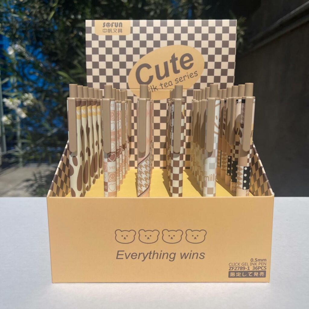 Lápiz Cute tinta gel mina 0,5 mm 6 diseños