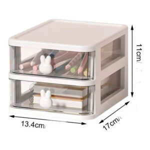Caja Organizadora 2 pisos 2 colores + Stickers - Imagen 3
