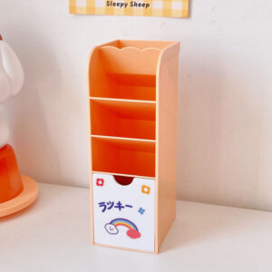 Porta lápices organizador 4 colores set stickers - Imagen 4