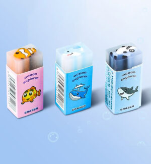 Goma de borrar Peces Escolar 3 Diseños kawaii - Imagen 1