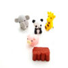 Mini Goma Animales kawaii desarmables 5 Diseños