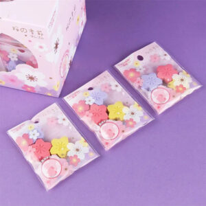 Set de 4 Gomas de borrar Flor - Imagen 1