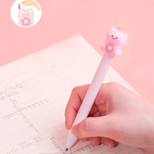 Lápiz retráctil Eterno de Gato Rosa único diseño - Imagen 3