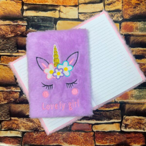 Libreta lineal Unicornio de peluche 4 colores - Imagen 5