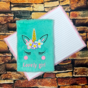 Libreta lineal Unicornio de peluche 4 colores - Imagen 4