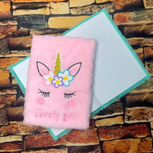 Libreta lineal Unicornio de peluche 4 colores - Imagen 3