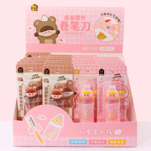 Sacapuntas Diseño Niña con depósito de migas - Imagen 3