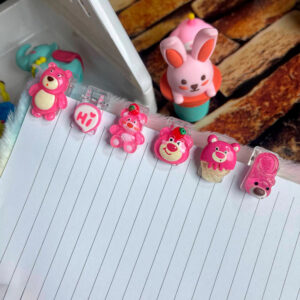Set 6 Clips LOTSO Kawaii Papelería 3 modelos - Imagen 4
