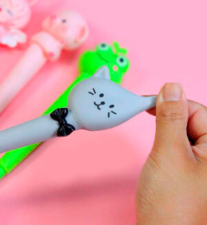 Lápiz anti estrés de Goma Gatito - Imagen 1