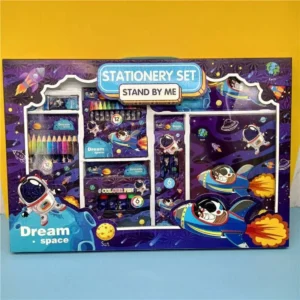 Set Papelería Unicornios y Astronautas 41 piezas - Imagen 1