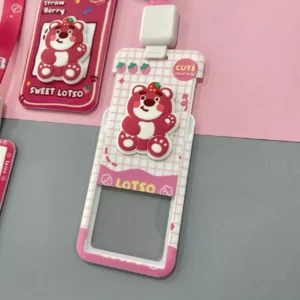 Credencial Lotso con lanyards Textura 3d Infantil - Imagen 2