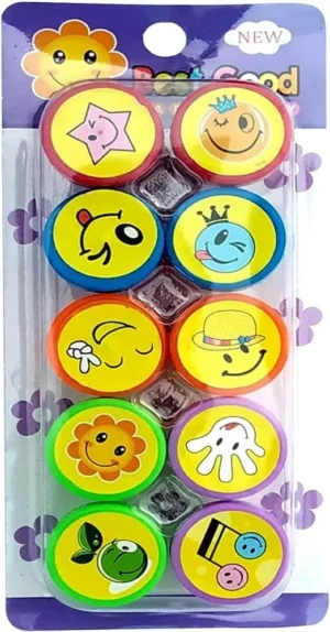 Timbres kawaii 10 unidades - Imagen 1