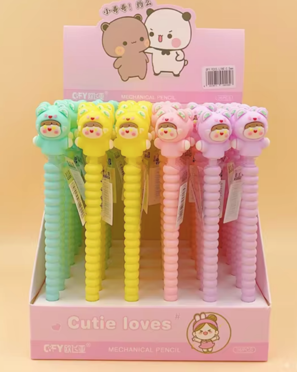 Portaminas Muñeca kawaii para dibujo 4 Modelos