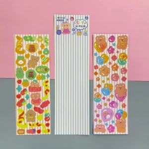 2 Laminas de Stickers DIY 61 adorables 4 modelos - Imagen 2